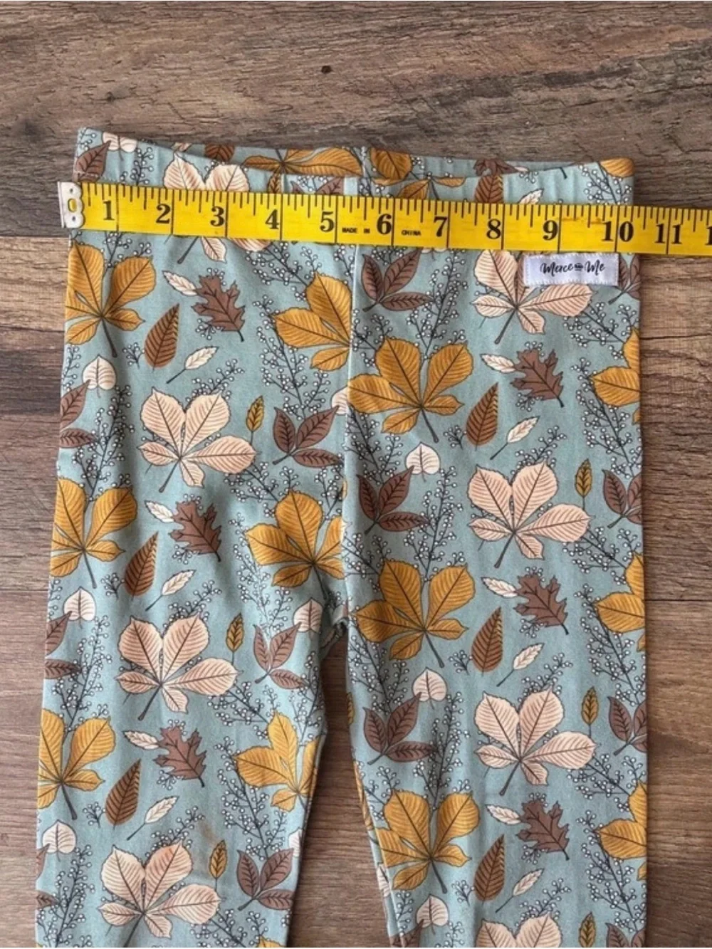 Merce and Me Fall Leaves and Brown Polka Dot Clothing bundle of 4 size 6
